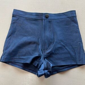 American Apparel high waisted disco shorts